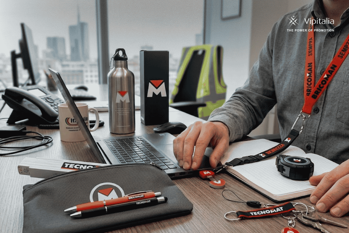 kit aziendale tecnomat realizzato da Vipitalia Milano