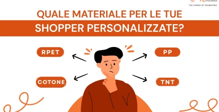 confronto materiali shopper personalizzate PP TNT RPET cotone