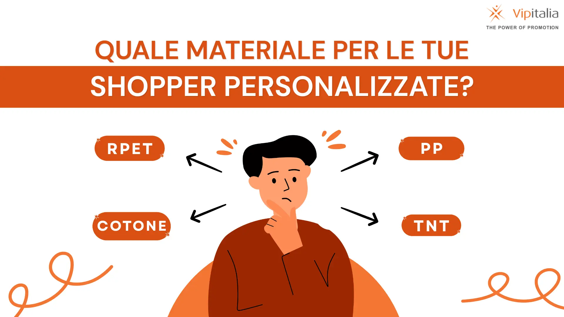 confronto materiali shopper personalizzate PP TNT RPET cotone