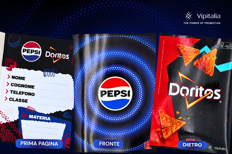 PepsiCo themed notebooks made by Vipitalia