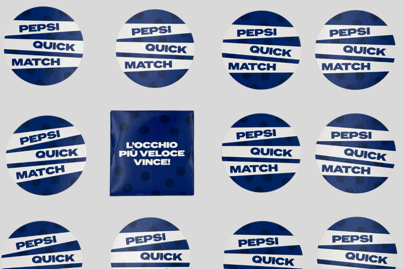 pepsi themed card game made for pepsico by Vipitalia